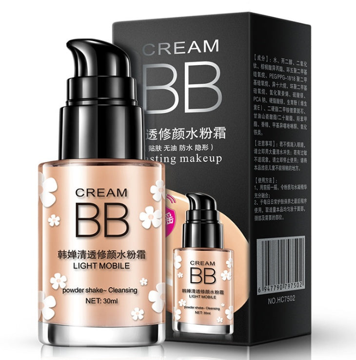 Load image into Gallery viewer, Clear and sleek hydrating cream nude makeup BB cream makeup concealer moisturizing BB cream
