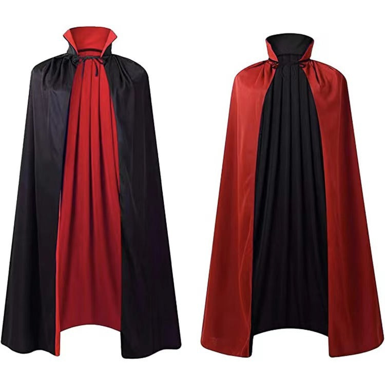 Load image into Gallery viewer, Halloween Cloak Costumes Wizard Cloak For Children Hooded Capes Mantle Black Party Decoration
