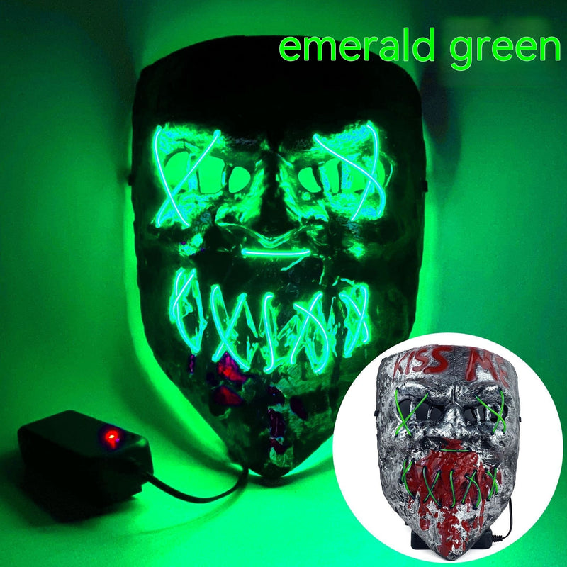 Load image into Gallery viewer, Cold LED Mask Halloween Horror Prop
