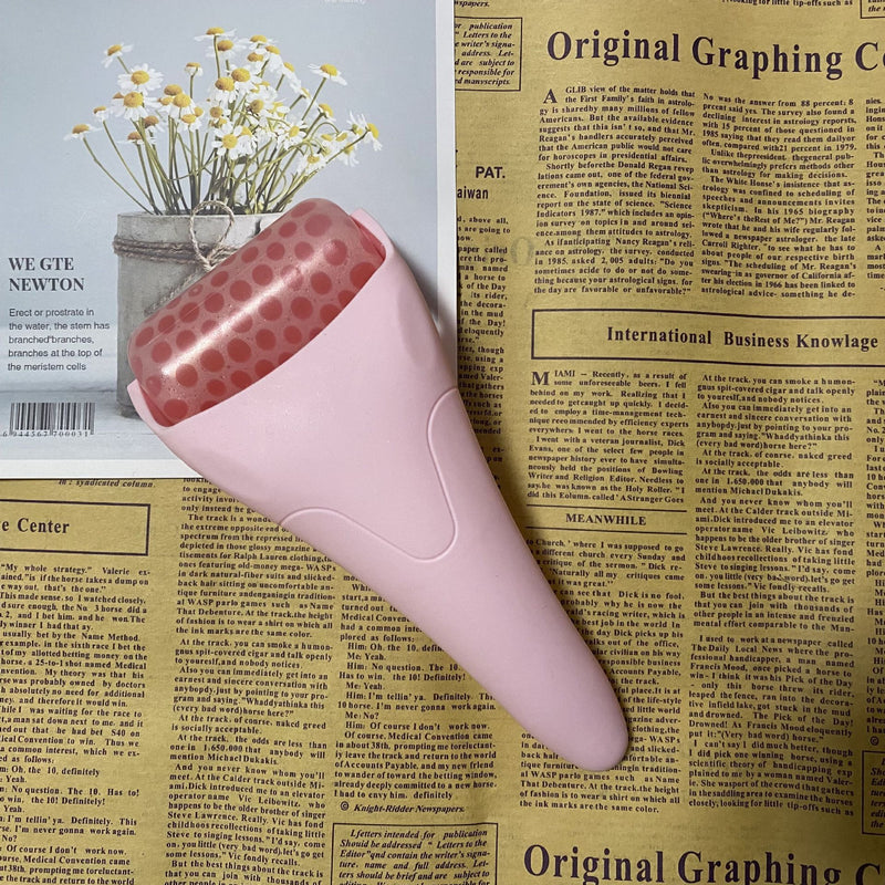 Load image into Gallery viewer, Ice Roller Smooth Skin Wheel Face Cosmetic Roller
