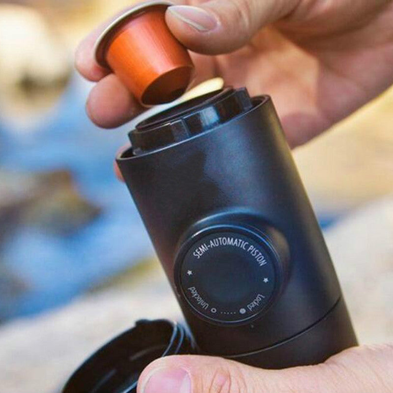 Load image into Gallery viewer, Portable Manual Mini Coffee Machine
