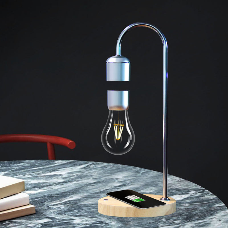 Load image into Gallery viewer, Anti-gravity Magnetic Levitation Light Bulb With Wireless Charging Touch Controllable LED Night Lamp
