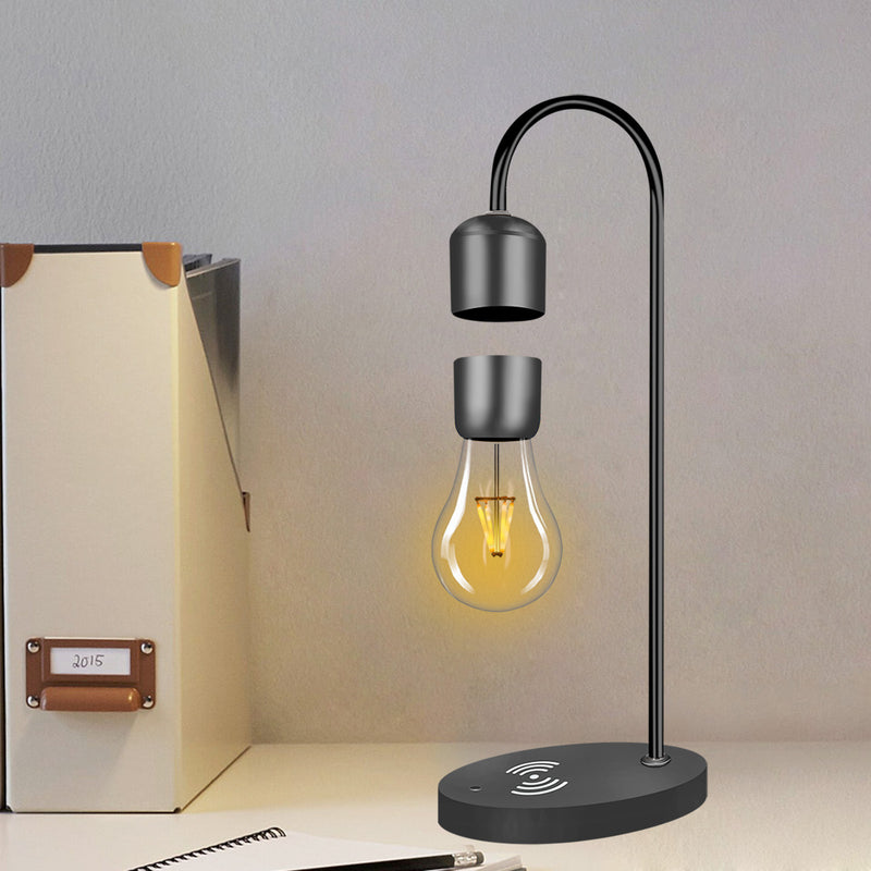 Load image into Gallery viewer, Anti-gravity Magnetic Levitation Light Bulb With Wireless Charging Touch Controllable LED Night Lamp
