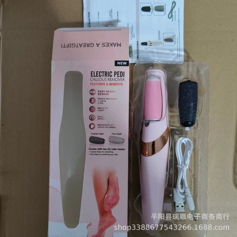 Load image into Gallery viewer, New Electric Foot Grinder Foot Beauty Peeling Machine Automatic Foot Rubbing Calluses Foot Pedicure Tool Foot Trimmer
