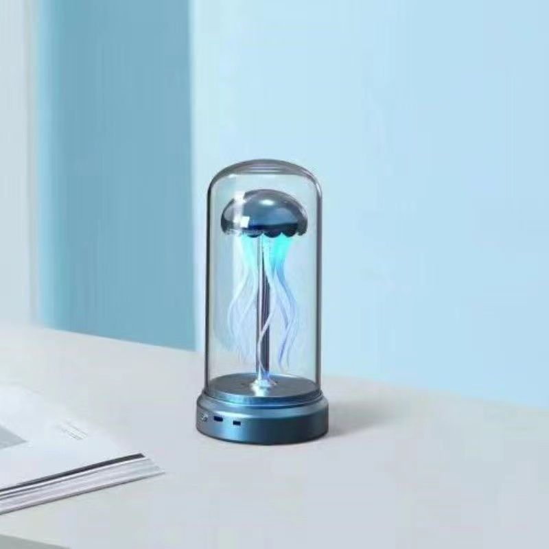 Load image into Gallery viewer, Mechanical Jellyfish Music Box Singing Ornaments Luminous Ambience Light
