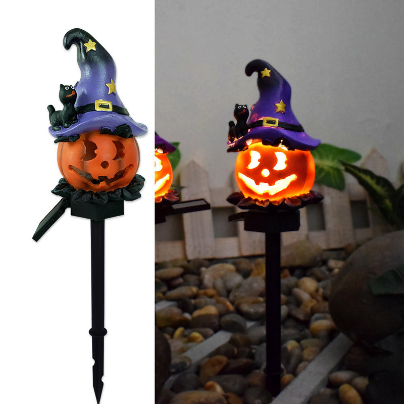 Load image into Gallery viewer, Solar Halloween Outdoor Creative Atmosphere Pumpkin Lamp
