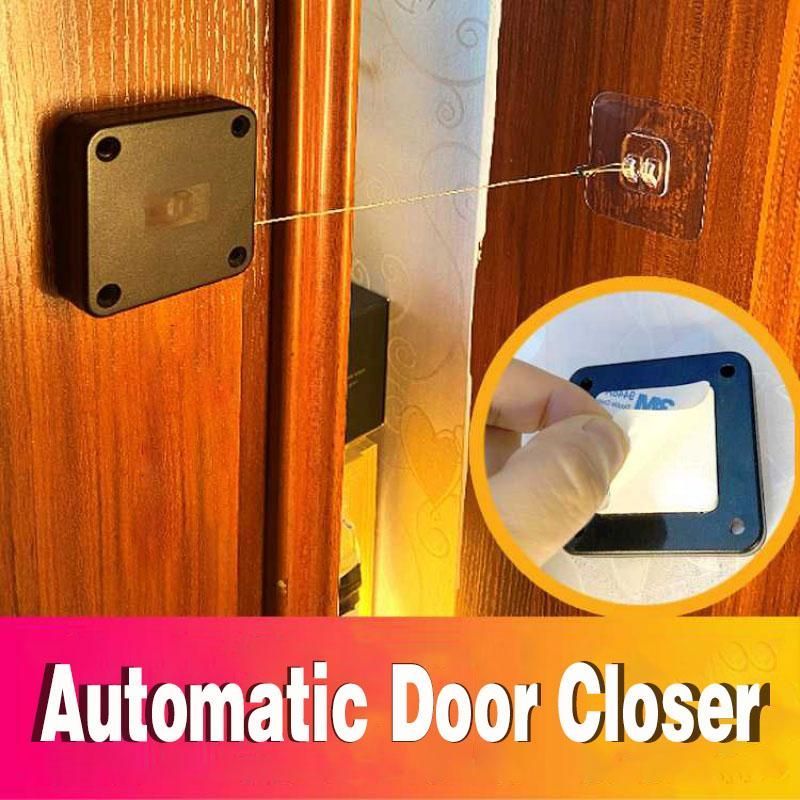 Load image into Gallery viewer, Automatic Door Closer Punch-Free Soft Close Door Closers For Sliding Door Glass Door 500g-1000g Tension Closing Device
