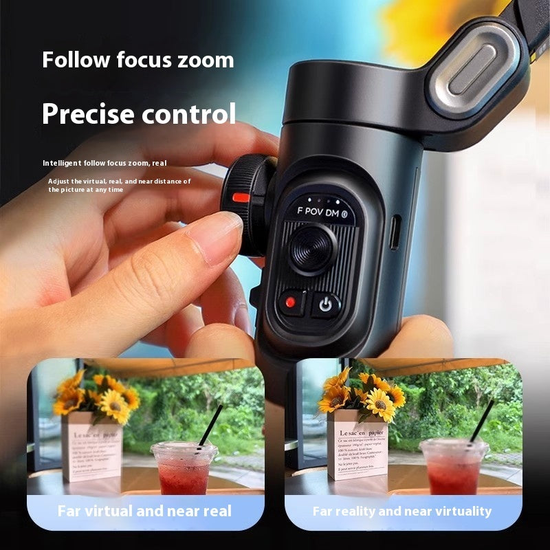 Load image into Gallery viewer, Selfie Three-axis Anti-shake Hand-held Tripod Head Mobile Phone Stabilizer
