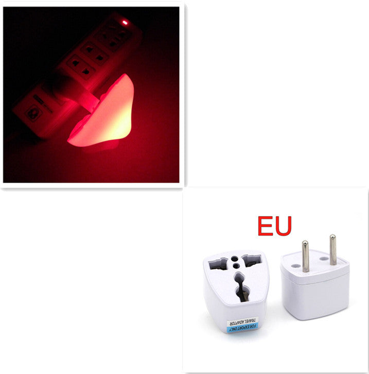 Load image into Gallery viewer, LED Night Light Mushroom Wall Socket Lamp EU US Plug Warm White Light-control Sensor Bedroom Light Home Decoration
