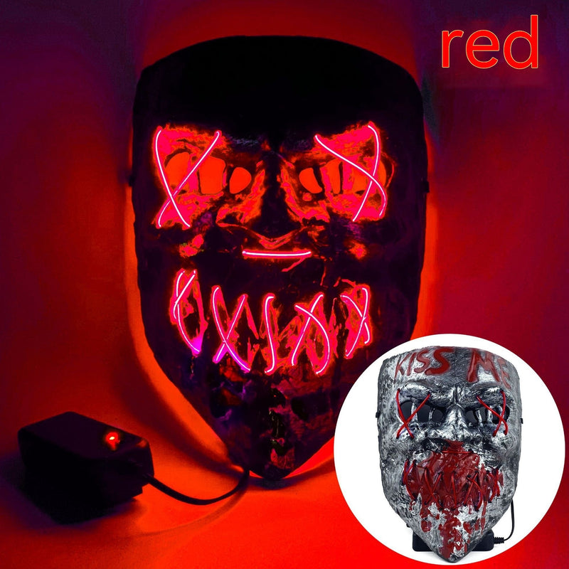 Load image into Gallery viewer, Cold LED Mask Halloween Horror Prop
