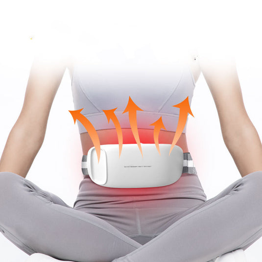 Back Electric Massage Pulse Warm Moxibustion Lumbar Massager