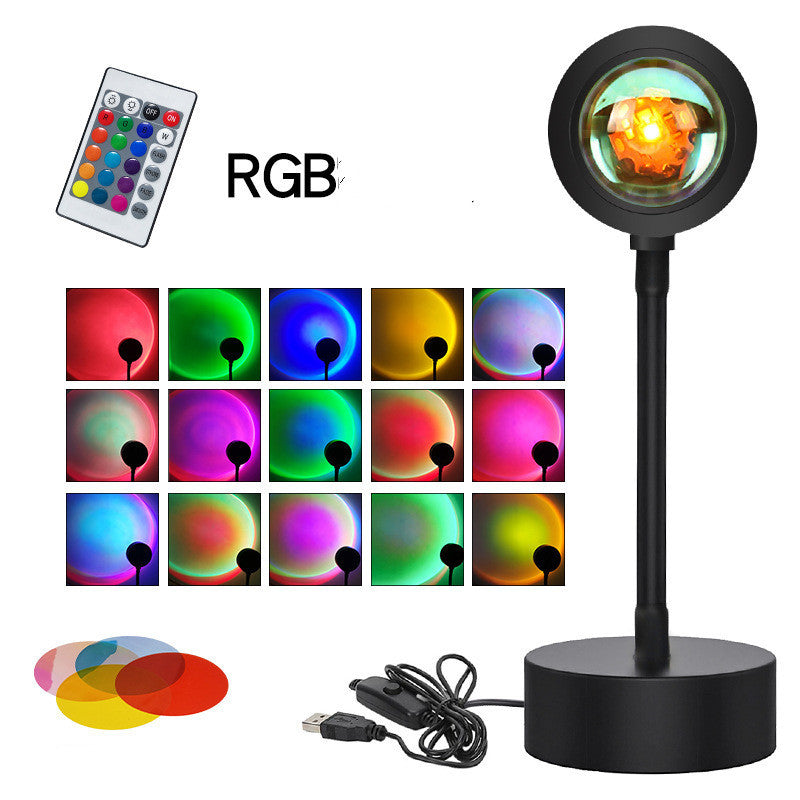 Load image into Gallery viewer, Sunset Projection Lamp Sunset Projector Night Light Wall Decoration Lighting
