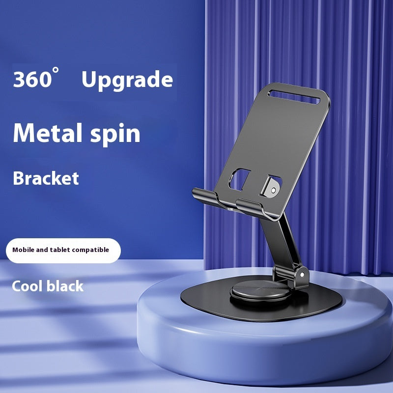 Load image into Gallery viewer, Metal Rotating Desktop Folding Mobile Phone Bracket
