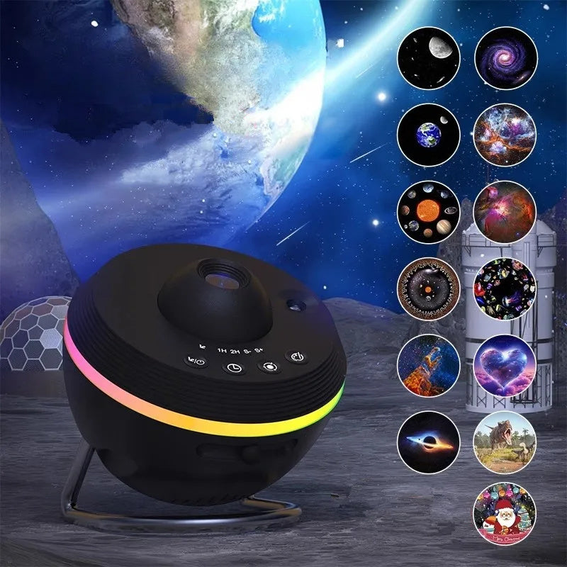 Load image into Gallery viewer, Dynamic Meteor 13 In 1 Ultra Clear Galaxy Projector Lamp Rotary Space Ball Planetarium Projector Lights For Kids Gift
