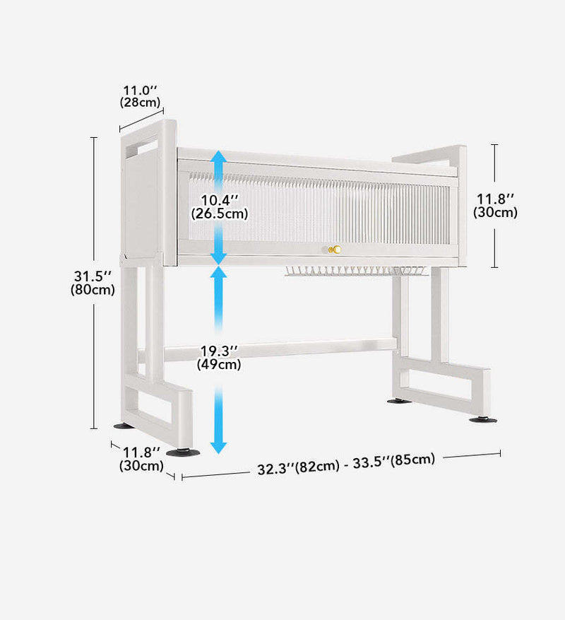 Load image into Gallery viewer, Kitchen Sink Storage Stand Surface Washed Bowl And Chopstick Rack Storage Household Drain Basket Rack
