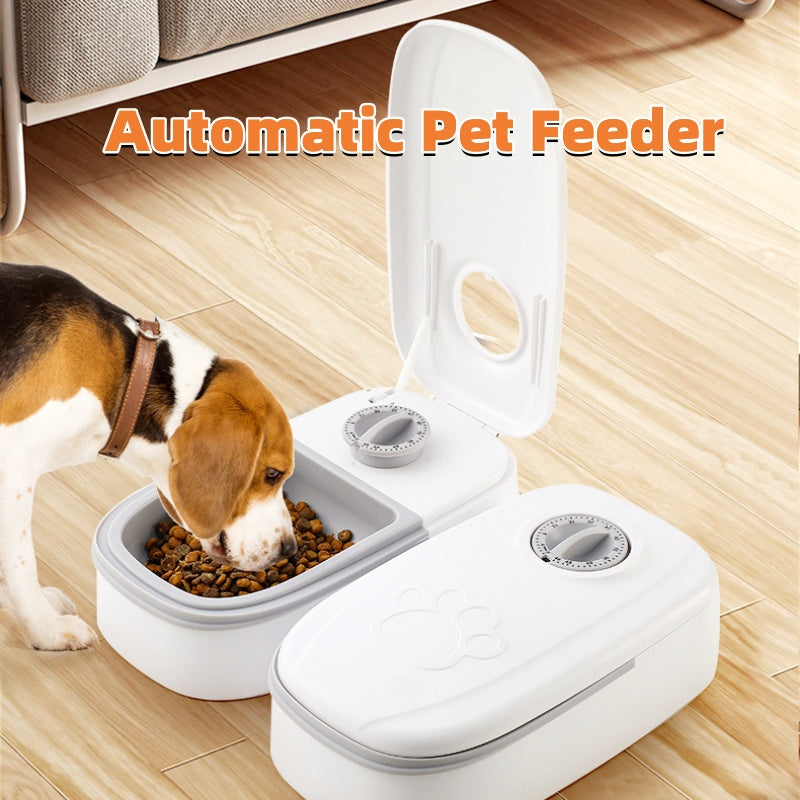 Load image into Gallery viewer, Automatic Pet Feeder Smart Food Dispenser For Cats Dogs Timer Stainless Steel Bowl Auto Dog Cat Pet Feeding Pets Supplies
