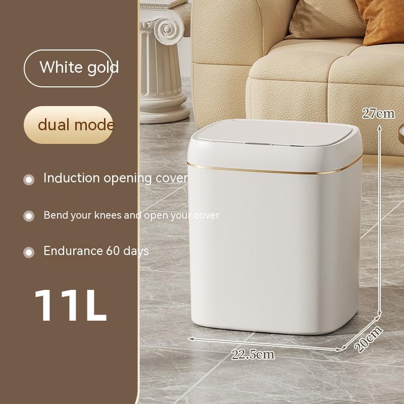 Load image into Gallery viewer, Smart Trash Can With Lid For Bedroom And Living Room Kitchen Storage Box Trash Can Induction Small Car Box Automatic Smart Dustbin Smart Trash Bin
