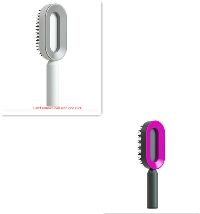 Load image into Gallery viewer, Self Cleaning Hair Brush For Women One-key Cleaning Hair Loss Airbag Massage Scalp Comb Anti-Static Hairbrush
