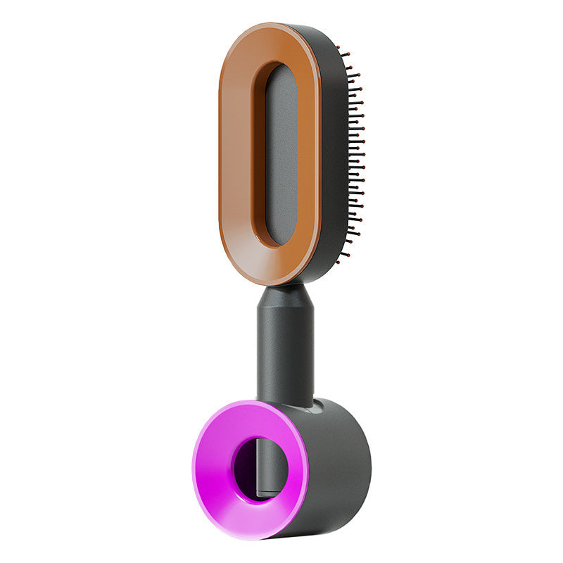 Load image into Gallery viewer, Self Cleaning Hair Brush For Women One-key Cleaning Hair Loss Airbag Massage Scalp Comb Anti-Static Hairbrush
