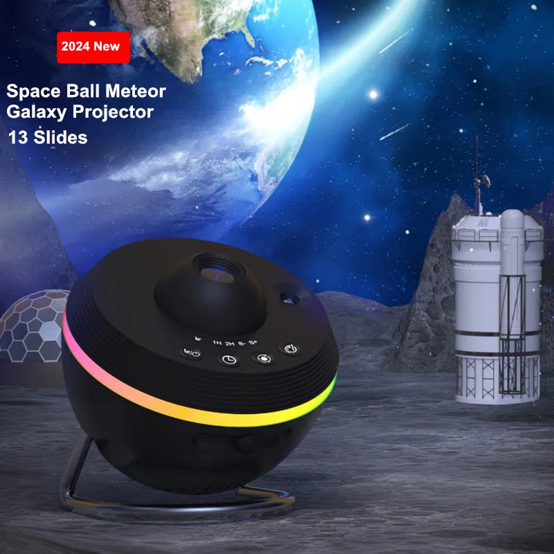 Load image into Gallery viewer, Dynamic Meteor 13 In 1 Ultra Clear Galaxy Projector Lamp Rotary Space Ball Planetarium Projector Lights For Kids Gift
