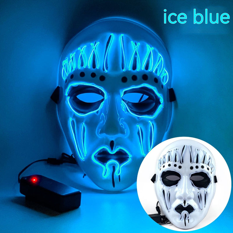 Load image into Gallery viewer, EL Cold Light Mask For Halloween Performance
