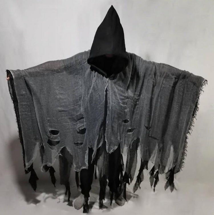 Load image into Gallery viewer, Halloween Cloak Cos Zombie Clothing Skull Cloak Props
