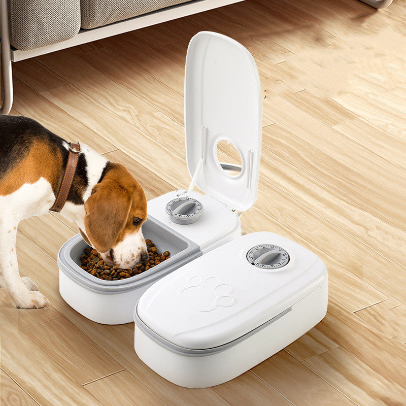 Load image into Gallery viewer, Automatic Pet Feeder Smart Food Dispenser For Cats Dogs Timer Stainless Steel Bowl Auto Dog Cat Pet Feeding Pets Supplies
