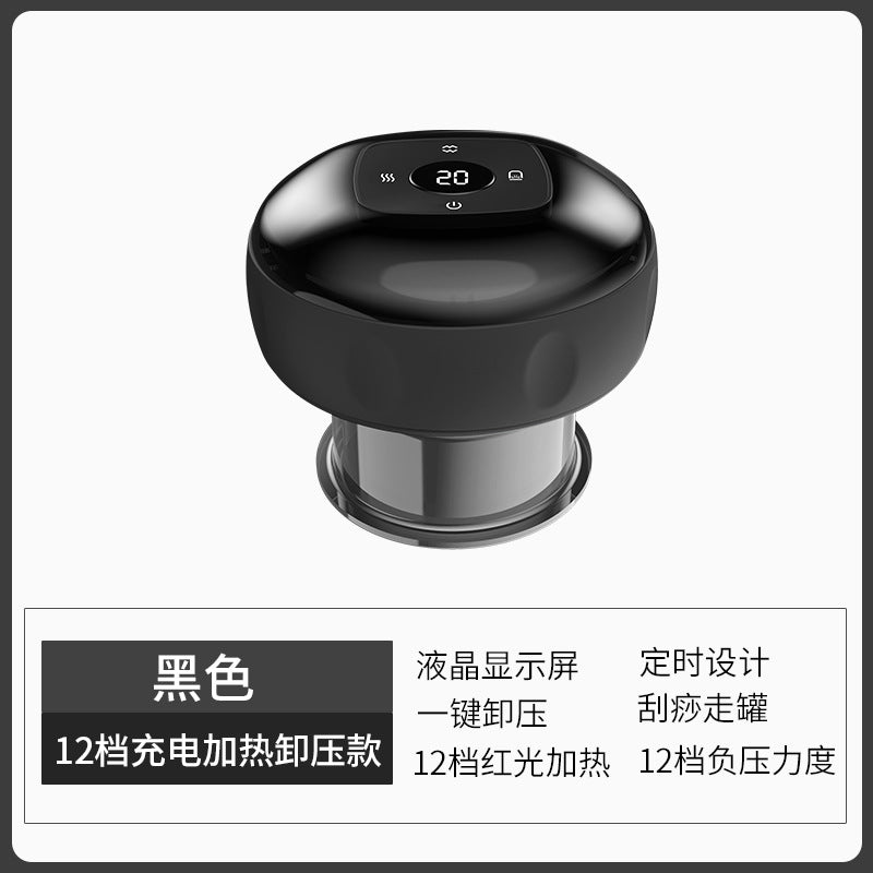 Load image into Gallery viewer, New Smart Vacuum Cupping Device Electric Breathing Heating Scraping Massager Household Cupping Scraping Device Wholesale
