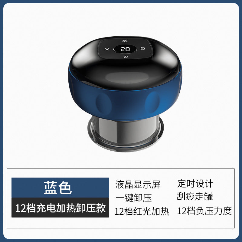 Load image into Gallery viewer, New Smart Vacuum Cupping Device Electric Breathing Heating Scraping Massager Household Cupping Scraping Device Wholesale
